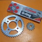 BAJAJ DİSCOVER-125-150 ÖN ARKA DİŞLİ ZİNCİR TAKIM CHOHO ORİNGSİZ