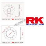 KAWASAKI KLX-250 2009 - 2016 RK ÖN ARKA DİŞLİ TAKIM