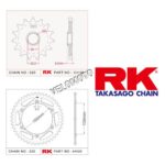 KAWASAKI KX-250-F 2011 - 2018 RK ÖN ARKA DİŞLİ TAKIM