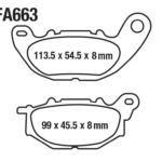 Yamaha R25 MT-25 Ön Fren Balatası FA663