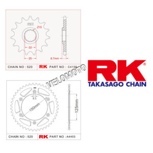 Ktm Sx-f Exc Exc-f Husqvarna Fe Te Uyumlu RK Ön Arka Dişli Takımı Çelik (KAMPANYA)