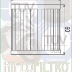 Hiflo Hf681 Motosiklet Yağ Filtresi