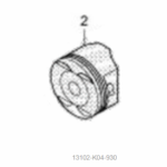HONDA FORZA 300 ORJİNAL PİSTON BOŞ REKTEFİYELİK 0.25 (13102-K04-930)