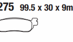 YAMAHA TW200 AT115 T105SE RMS DİSK FREN BALATASI SİNTER FA275