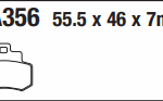 GRAND VİSTA 240 BRENTA DİSK FREN BALATASI ORGANİK FT431-135 FA356