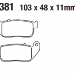 HARLEY DAVIDSON BRENTA SİNTERLİ DİSK FREN BALATASI FT4166 FA381