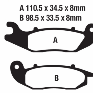MOTOSİKLET DİSK FREN BALATASI FA465