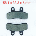 MOTOSİKLET DİSK FREN BALATASI FA448