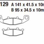 KAWASAKİ EX250500 SUZUKI GSX 1100 GM UYUMLU DİSK FREN BALATASI AD-013 FA129