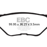 YAMAHA FJR 1300 ARKA BRENTA DİSK FREN BALATASI ORGANİK FT3058-3139 FA319