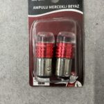 Unıversal Ampulu Mercekli Beyaz Far Ledi