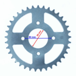Mondial Mct 250 Arka Aktarma Dişlisi 5.20 37-T (4 DELİK)
