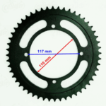 KAWASAKİ KLX 150 ARKA DİŞLİ 4.28 (52-T) İÇ 110 mm