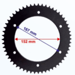 Yamaha Wr 125 İthal Arka Dişli 4.28 56-T (6 Delik)
