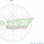Kawasaki Er-6 ZX4RR Cf Moto NK 400 Esjot Arka Dişli (5.20) (46-T)