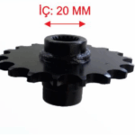 ATV ÖN DİŞLİ 520-18T İÇ 20 mm UZUNLUK 46 Mm 19 Freze