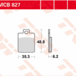 SYM SCOOTER DİSK FREN BALATASI CARBON FA260 MCB827EC