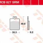 SYM SCOOTER DİSK FREN BALATASI SİNTERLİ FA260 MCB827SRM