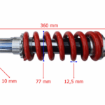 HONDA XR200 NX200 CROSS ARKA AMORTİSÖR 360 MM GAZLI