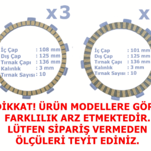 Cf Moto Nk 250 Sr Debriyaj Balata Seti Orjinal (2022) Sonrası 6’LI