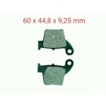 APACHİ 17 / 27 HP MOTO-CROSS ARKA FREN BALATA FA346