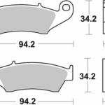 APACHİ 17 / 27 HP MOTO-CROSS  ÖN FREN BALATA FA185