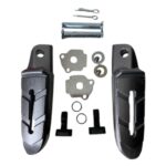 BAJAJ DOMİNAR 250 / 400 UYUMLU ARKA BASAMAK TAKIMI SİYAH OEM
